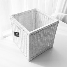 MAISONINDAHRATTANSHOP 高級藤製方形收納藤籃 N039W