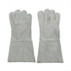 手保護皮革焊接手套 灰色 2入, 單品, 1套