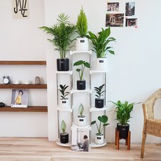 Bandi 花盆整理架, 白色, 9層