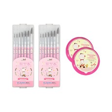 ibis Brush Palette 11784 2p 套組 + Hana the Jabara 水壺 11770 2p, 4個, 粉色