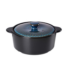 LIHAN 耐熱陶瓷砂鍋 藍色, 18cm, 1個
