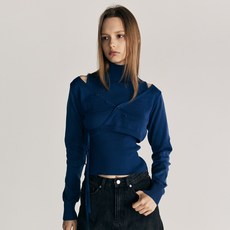 ORDINARY HOLIDAY 女款交叉層次針織套裝 W7C24RIST101