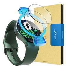 VICXXO 9H高硬度 Galaxy Watch 全覆蓋強化玻璃螢幕保護貼 2片裝, 1個, 透明