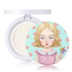 BEAUTY PEOPLE 女孩圖案防曬氣墊粉餅 SPF50+ PA++++, 1入