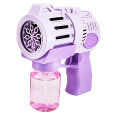 彩虹左輪8孔自動泡泡槍, 紫色, 1個