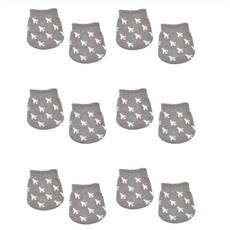 行李箱輪子保護套, 灰色, 12個