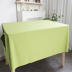 用於徽標和餐桌活動的普通防水桌布, 220 x 155 厘米, 橄欖綠