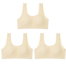 女款網眼無鋼圈無痕內衣 3入