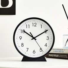 Modern House 極簡桌鐘, 黑色