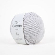 앵콜스 오트 코튼 뜨개실, 214 라이트그레이, 1개