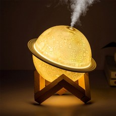 피쓰프리덤 행성 USB 가습기 무드등, 혼합색상