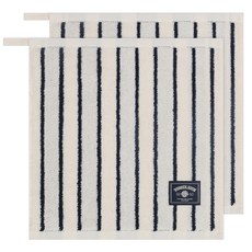 타올쿤 송월타월 타올쿤 멀티 스트라이프 36 고리수건, NAVY, 2개