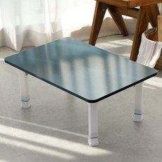 스토리퍼니쳐 국내생산 E0 LPM 4단높이조절 유광 밀러 접이식 테이블 720, 청록