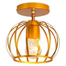 Honey Comb 北歐工業風吸頂燈玄關燈(KC2305-35)，簡約線條設計，適用於各種居家風格，營造舒適照明氛圍, 1入