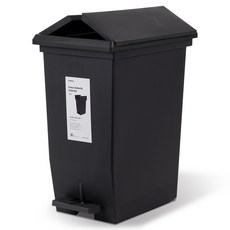 Changsin Living 昌信生活 FRANCO Franco 蝴蝶式腳踏垃圾桶 22L, 黑色