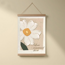 바이데 트렌디한 디자인의 두꺼비집 배전함 가리개 그림 행잉 포스터, 플라워타입 A