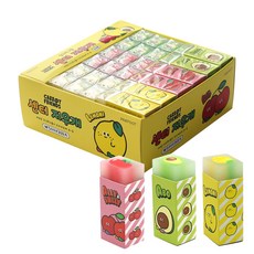 PINKFOOT 胡蘿蔔朋友中心橡皮擦 3 x 12p, 胡蘿蔔朋友, 1組