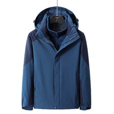 Leon男款三合一分離型兩件式防水防風登山外套 JY275