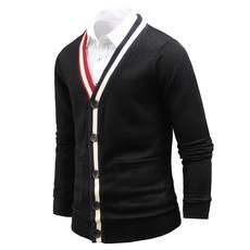 DAKUANG 男士撞色羅紋針織開襟衫 C11H9_og2403