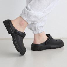 단골언니 여성용 가벼운 통굽 푹신 사무실 실내 트렌디 그로밋 슬리퍼 M