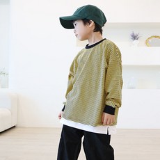 sonyun market 兒童Frank風格寬鬆羅紋T恤