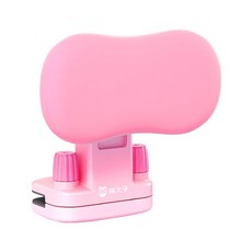 貓太子 奶油皮坐姿矯正器 升級版雙核夾桌款, 淡雅粉, 1個