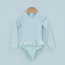 스네프 여아용 바로크감성 코랄 수영 래쉬가드