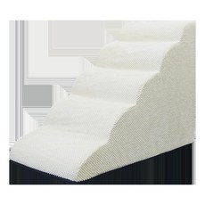 Allmio Pet 寵物雲朵布料5階階梯, 米白色, 1個