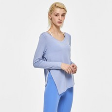 mulawear 女式不平衡 V 領長袖 MWSBTL003