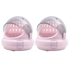 몬드스팟 반려동물 우주캡슐B 이동식 케이지 가방 YT_RB306_AY 2p, 핑크