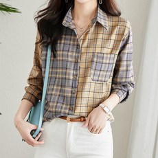 POPLARNC 女款 Durban 格紋襯衫