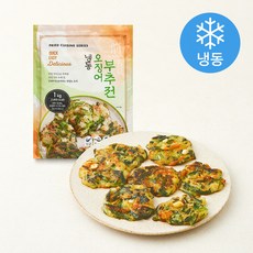 글로벌냉동식품 베트남산 오징어부추전 (냉동), 1kg, 1개