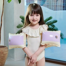 SNEFF 女童巴洛克感性閃亮泳裝防曬衣