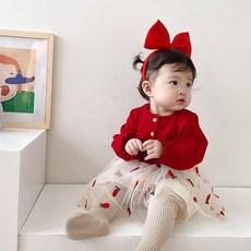 JOYMULTI 女童款刺繡蓬蓬蕾絲連身裙