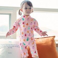 IAMBEBE 兒童款酸甜水果太空服防曬連身泳裝