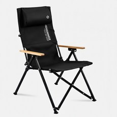 하이그라운즈 리클라이너 릴렉스 체어, 블랙, 1개