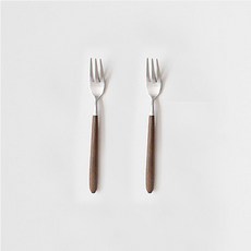 身形木茶叉, 單色, 2個