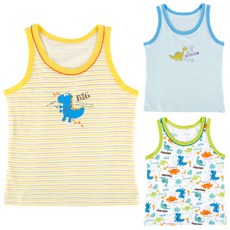 MRKIDS 男孩童恐龍世界背心組 3入