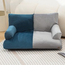 딩동펫 반려동물 커들 소프트 소파 방석, 네이비, 1개