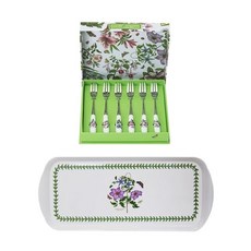 Portmeirion 波特玫琳恩 Botanic Garden 植物園系列 叉子托盤組, 1組, 混色