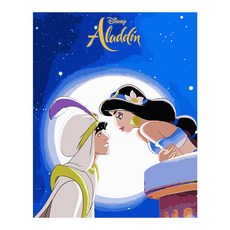 I LOVE PAINTING DIY鑽石畫組 迪士尼阿拉丁, 阿拉丁夫婦