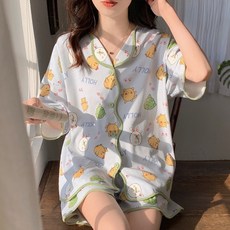 피어니스트 여성용 냉감 스윗 파자마 홈웨어 상하의 세트 05