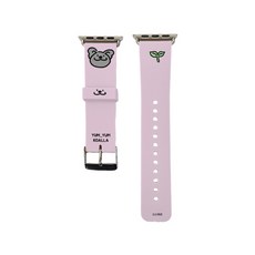 스메르 스마트워치 디자인 실리콘 스트랩 밴드 줄 42 / 44 / 45 mm, 5 념념코알라 타로