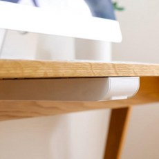 黏貼式隱藏滑軌抽屜 小型, 白色, 1層