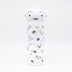 Tritan小白造型水壺, 混色, 370ml, 1個