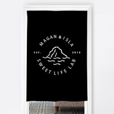 봉포함 블랙 시크 모던 파티션 커튼