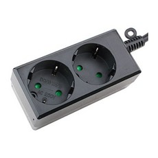 韓國 DOnGYAnG 接地型2孔多孔插座 DYM-G2F, 10m, 黑色, 1個