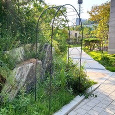 21C Trend 花園拱門方形圍欄, 黑色