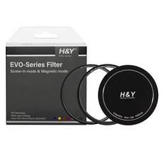 에이치앤와이 HD EVO Short 4X Cross 마그네틱 필터 + 렌즈캡 세트 82mm, 1세트