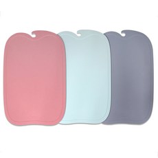 STF 韓國產防滑TPU砧板 3入組, 薄荷色、珊瑚紅、灰色
